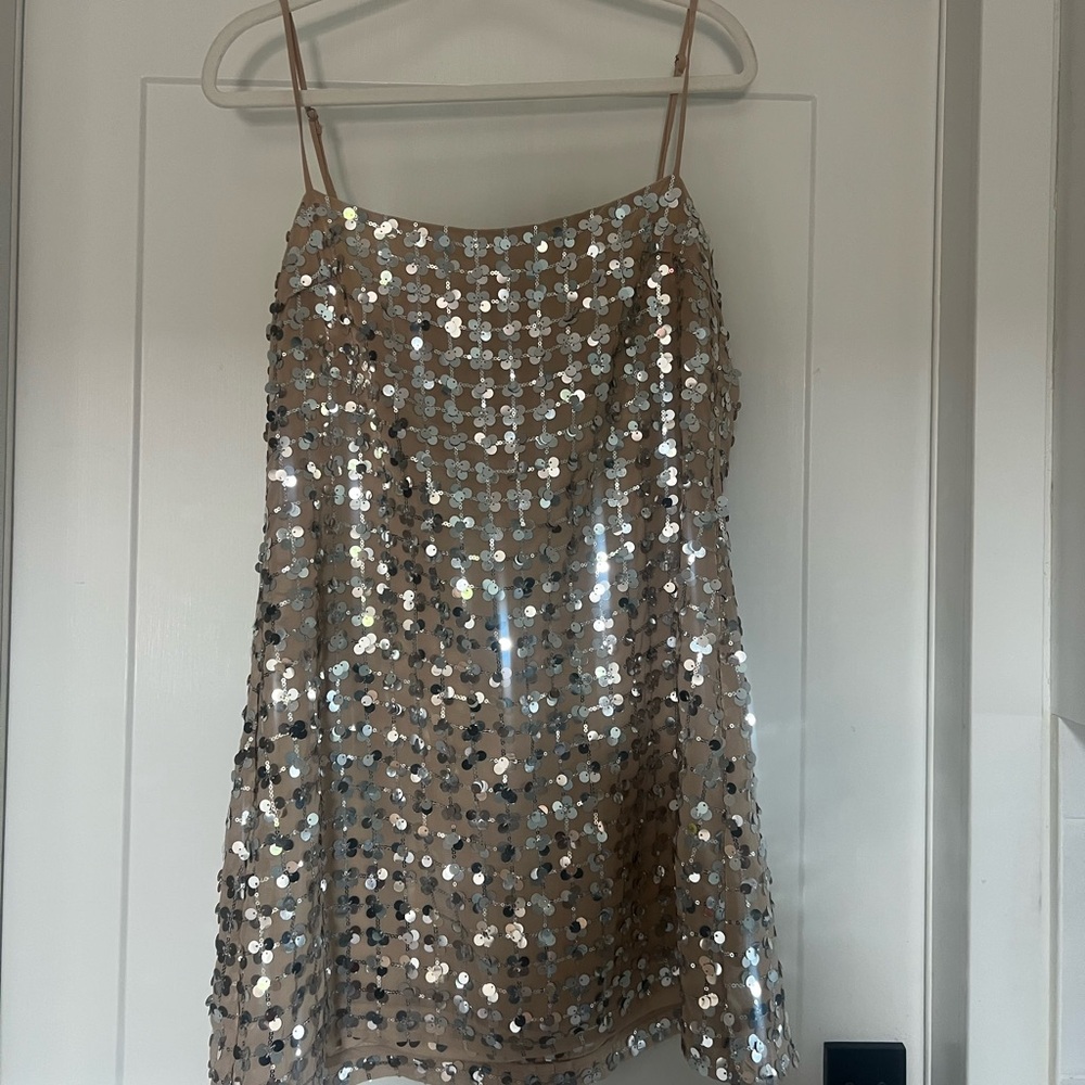 Zara Sequin Mini Dress NWOT - Picture 2 of 5